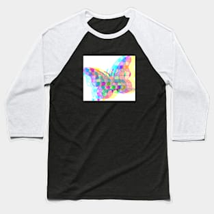 Butterfly mosaic Baseball T-Shirt